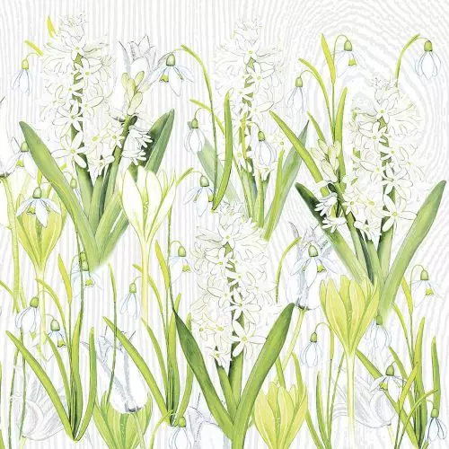 Mank Stofligende Middagsserviet 50stk - Amelie