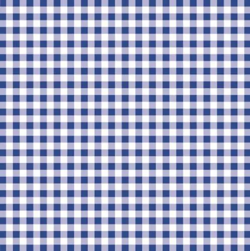 Stikdug  tern - blå/hvid - 80 x 80cm