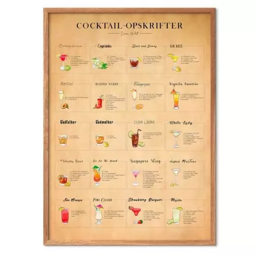 Simon Holst - Cocktails, papir