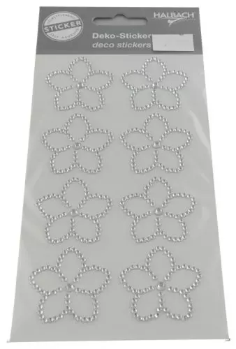 Stickers blomst - 8 stk