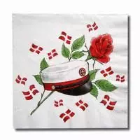 Bækkelund Student servietter - Bordeaux