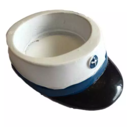 Studenterhue fyrfadsstage - blå