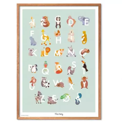 Tiny Tails - ABC Lysegrøn