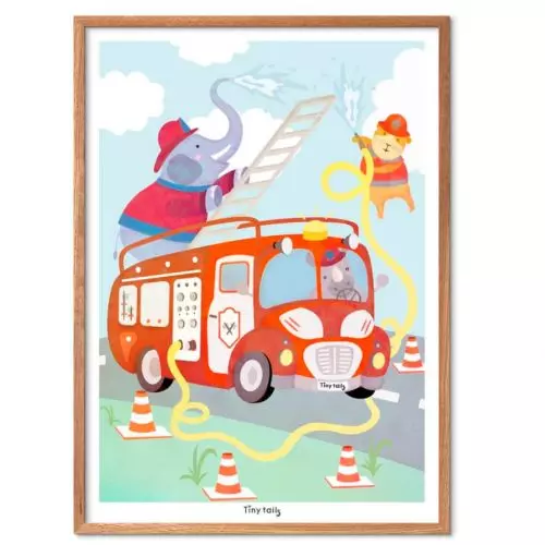 Tiny Tails - Brandbilplakat