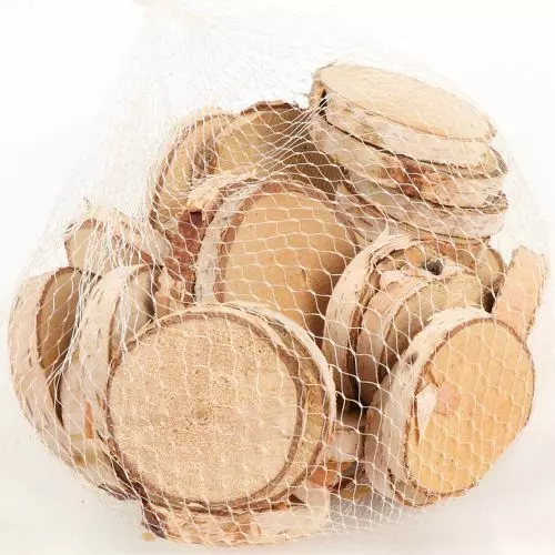 Træskiver Birketræ 10stk