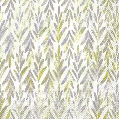 IHR Frokostserviet 3-lags 20stk - Twiggy Cream Green