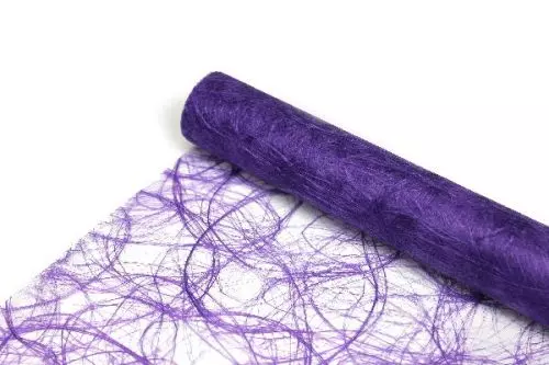 Sizoweb bordløber - 30 cm x 5 meter - violet