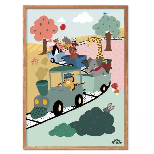 Willero Illustration - Adventure Train