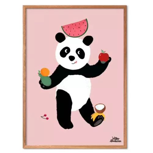 Willero Illustration - Finding Fruits Rosa