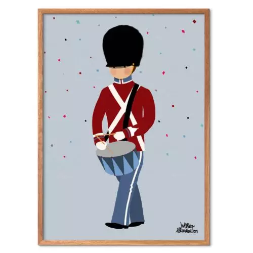 Willero Illustration - Little Guard with Drum