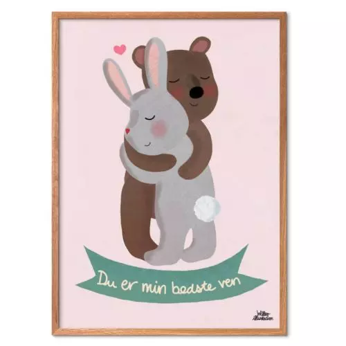 Willero Illustration - Venner Rosa