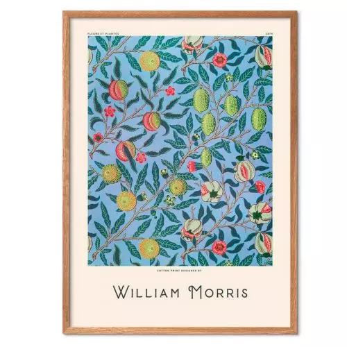 William Morris - Fruits on blue
