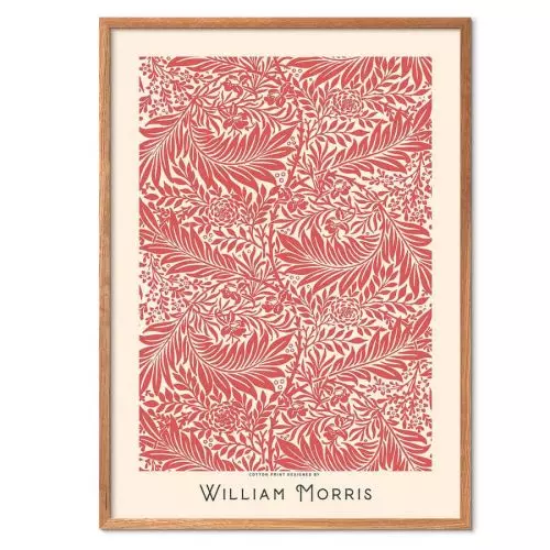 William Morris - Red leafs
