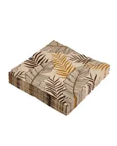 GreenByNoah Frokostserviet 3-lags 20stk - Blade Sort