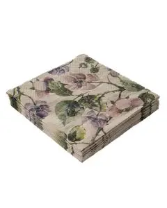 GreenByNoah Frokostserviet 3-lags 20stk - Blomster