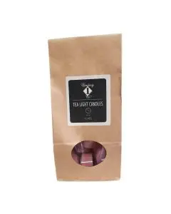 Fyrfadslys 12stk 4 timer - Dark Old Rose