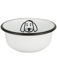 Hundeskål mini emalje