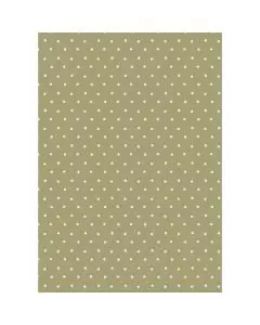 Ib Laursen Gavepapir Daisies 5 m/rulle - Lysegrøn m/små margueritter