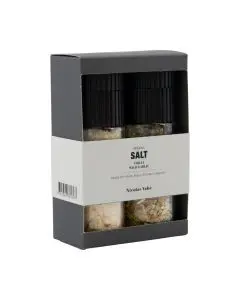 Nicolas Vahé Gaveæske Organisk Chilli Salt & Wild Garlic 120g