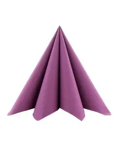 Sovie Stofligende Middagsserviet 12stk - Amethyst