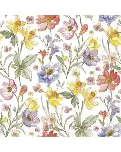 IHR Frokostserviet 3-lags 20stk - Soft Flowers