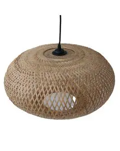 Lampe bambus stor - Ø45 H35cm