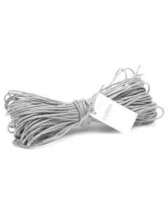 Vivant Bomuldssnor 20m - Grå/Sølv