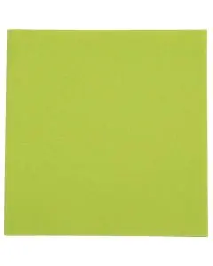 Airlaid Middagsserviet 40x40cm 50stk - Forårsgrøn