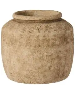 Skjuler Athen m/præget mønster lys sand