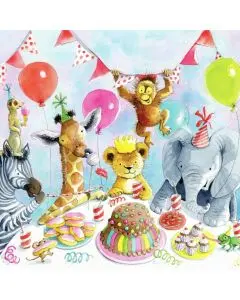 Ambiente Frokostserviet 3-lags 20stk - Party Animals