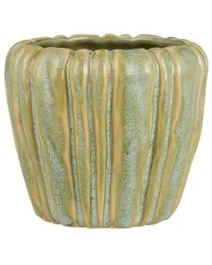 Skjuler m/ujævne riller - støvgrøn