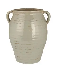 Skjuler m/riller og hanke Margot grå glaseret