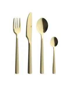 RAW Bestiksæt 24 dele - Champagne Guld