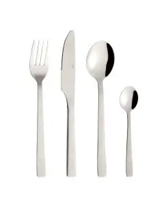 RAW Bestiksæt 24 dele - Blank Stål