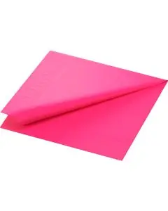 Duni serviet 33x33cm 3-lags 125stk - Fuchsia