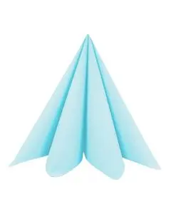 Dunisoft Stofligende Middagsserviet 60stk - Mint Blå