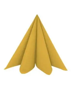 Dunisoft Stofligende Middagsserviet 60stk - Honey