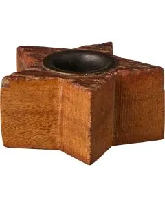 Ib Laursen Stjerne Stage t/2,2cm lys - UNIKA Træ