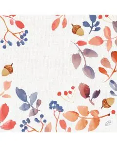 Dunisoft Stofligende Middagsserviet 60stk - Autumn Gradient