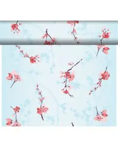 Dunicel Bordløber 40cm x 24m - Cherry Breeze Blue