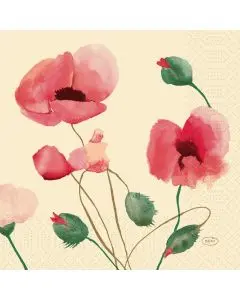 Duni Frokostserviet 3-lags 250stk - Poppy Charm