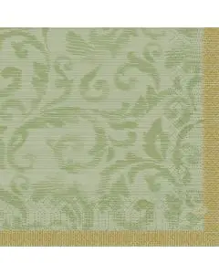Duni Frokostserviet 3-lags 250stk - Rich Damast Pistachio