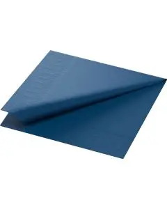 Duni Frokostserviet 3-lags 125stk - Mørkeblå