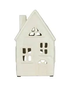 Hus t/fyrfadslys Stillenat buet dør creme