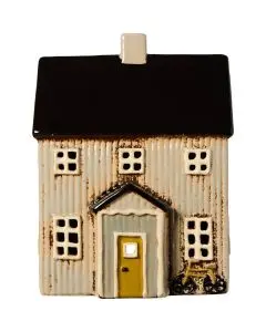 Hus t/fyrfadslys Nyhavn brun dør
