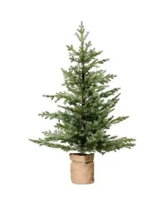 Grantræ kunstig i jutepose