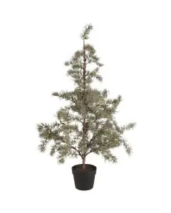 Cedertræ kunstig i plastpotte - 105 cm