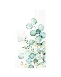 IHR Serviet 33x42cm 3-lags 16stk - Eucalyptus Bouquet Gold