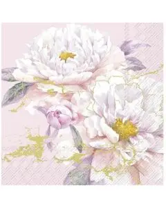 Ihr Frokostserviet 3-lags 20stk - Happy Peony