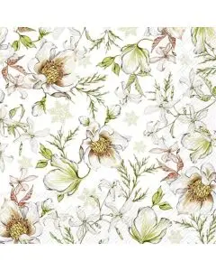 IHR Frokostserviet 3-lags 20stk -  Linnea White